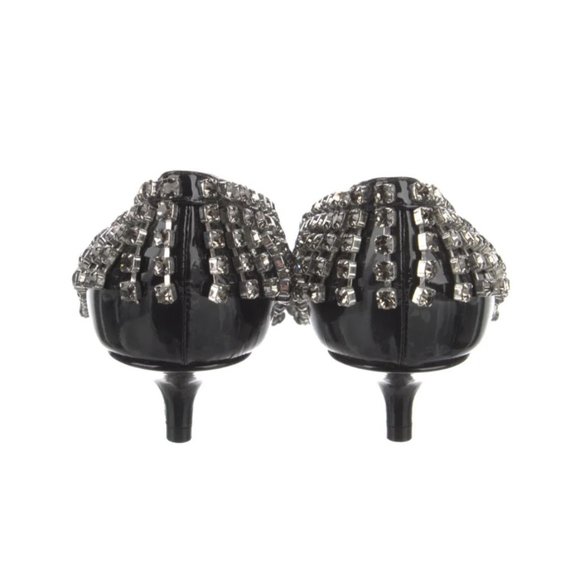 Unique Christopher Kane Patent Leather Crystal Embellishments Pumps - Picture 4 of 10